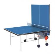 Tavolo Ping Pong Garlando Da Esterno Training Cruote Blu